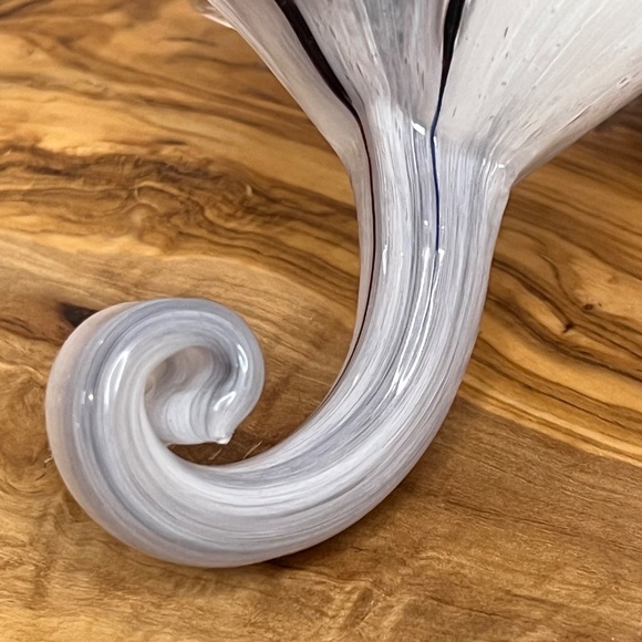 Italian Murano Hand Blown Art Glass Flower Made in Italy VTG 5.5” - Picture 6 of 14